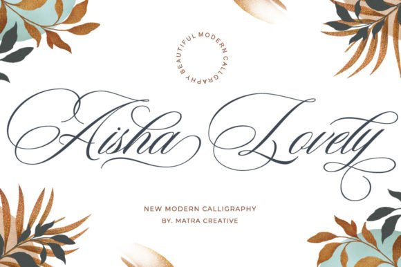 Aisha Lovely: A Script Font for Elegant Design