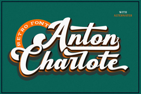 Anton Charlote: A Retro Script Font for Modern Design