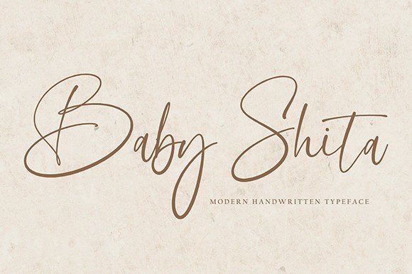 Discover the Charm of the Baby Shita Font