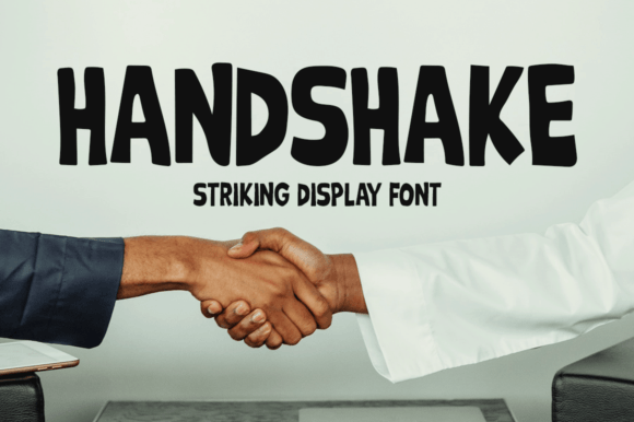 Handshake: The Striking Display Font for Modern Design