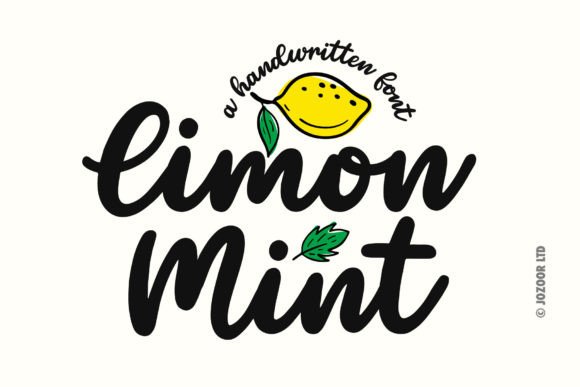 Limon Mint: A Fresh Handwritten Script for Modern Design