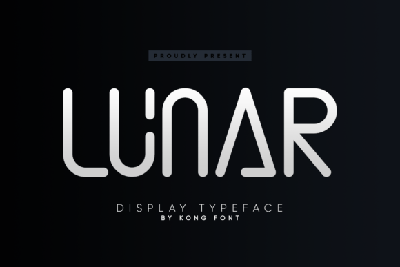 Lunar Font: A Modern Playful Display Typeface for Designers