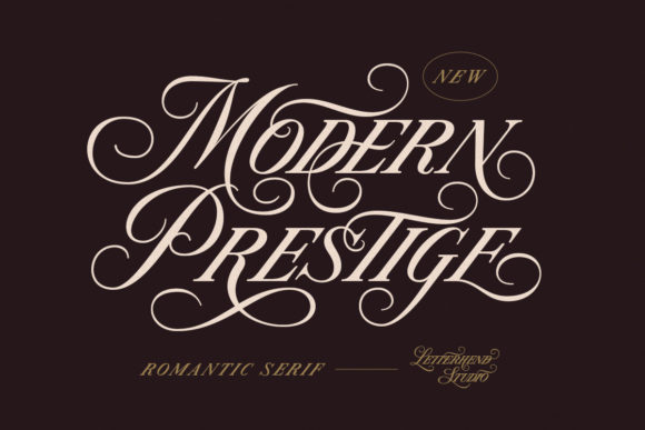 Modern Prestige: Elevating Design with Elegant Typography