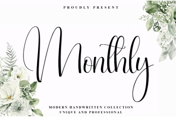 Monthly: The Elegant Script for Modern Branding