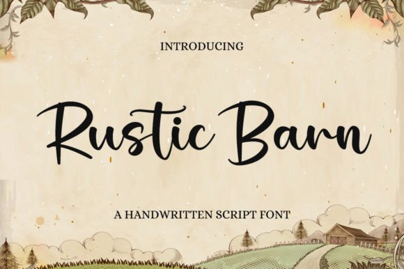 Rustic Barn: A Timeless Font for Modern Branding