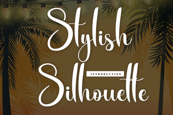 Stylish Silhouette: The Handwritten Font for Modern Branding