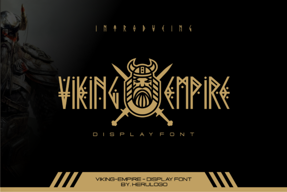 Viking Empire Font: A Tribal Display Typeface for Modern Design