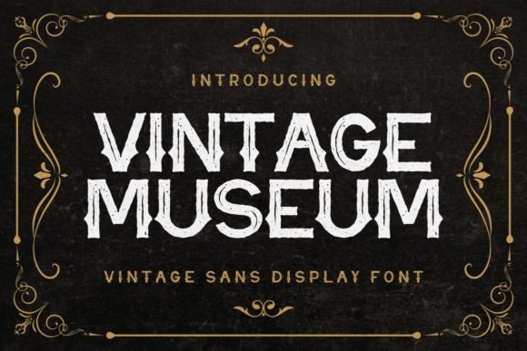 Vintage Museum: A Font That Elevates Creative Projects